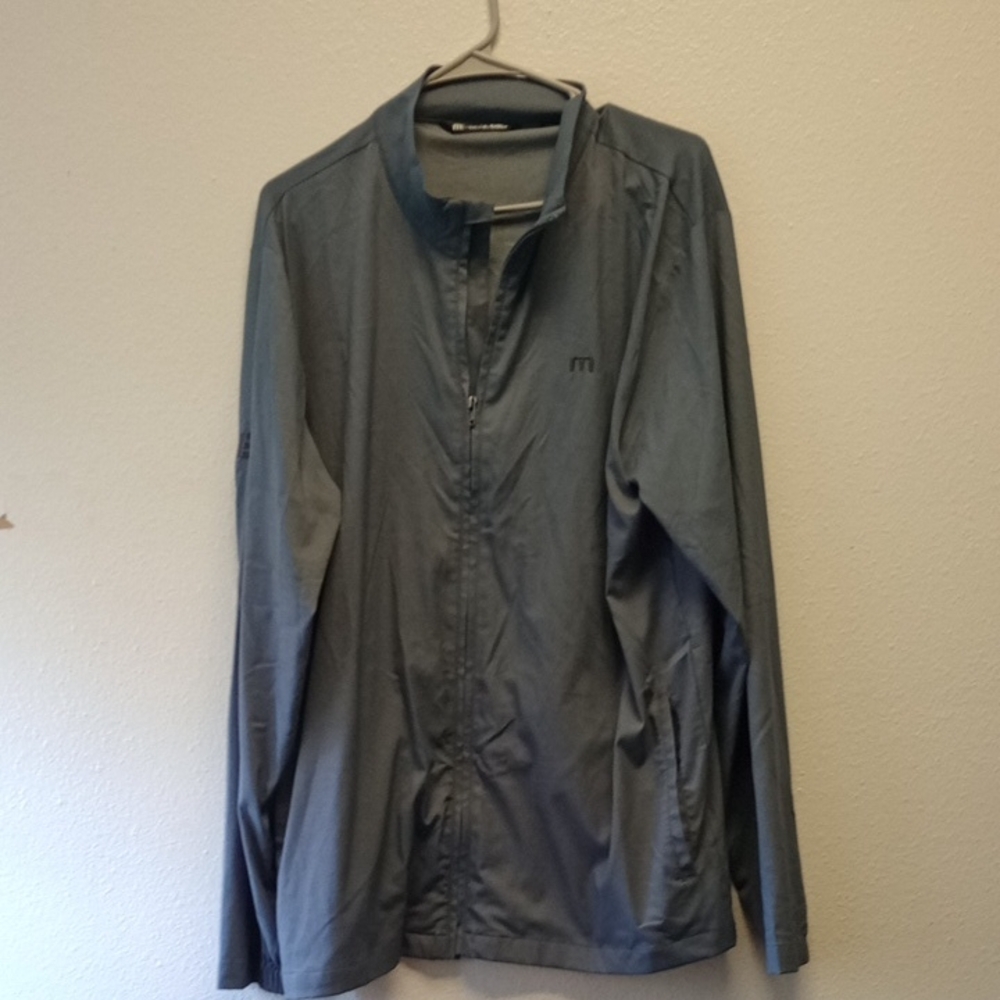 Travis Mathews Light Weight Full Zip Dry Material Golf Sport Windbreaker Jacket
